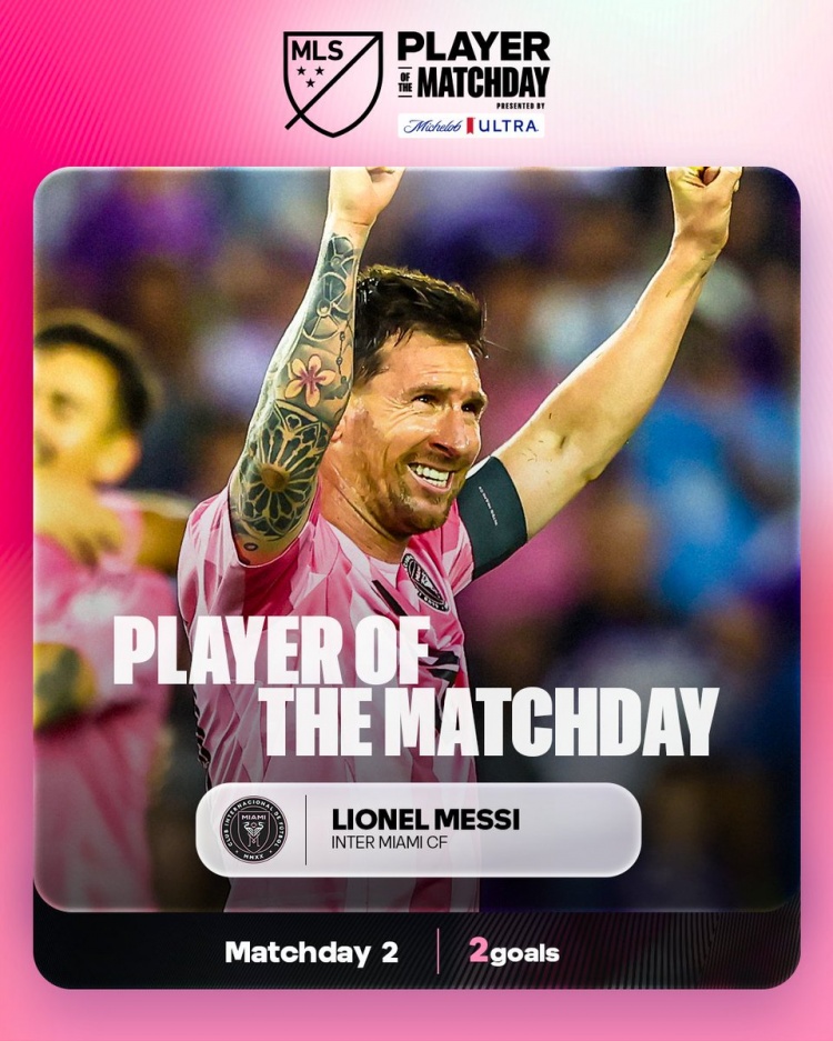 OD体育官网-马卡：梅西13次获得MLS本轮最佳，距追平纪录保持者多诺万仅差6次